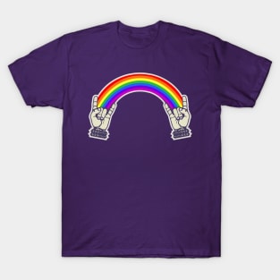 Rainbow Rock - Plain T-Shirt